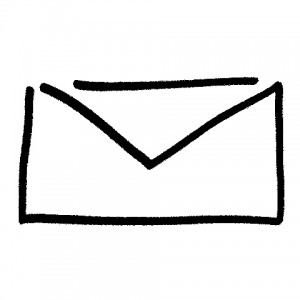 E-mail, obálka, dopis